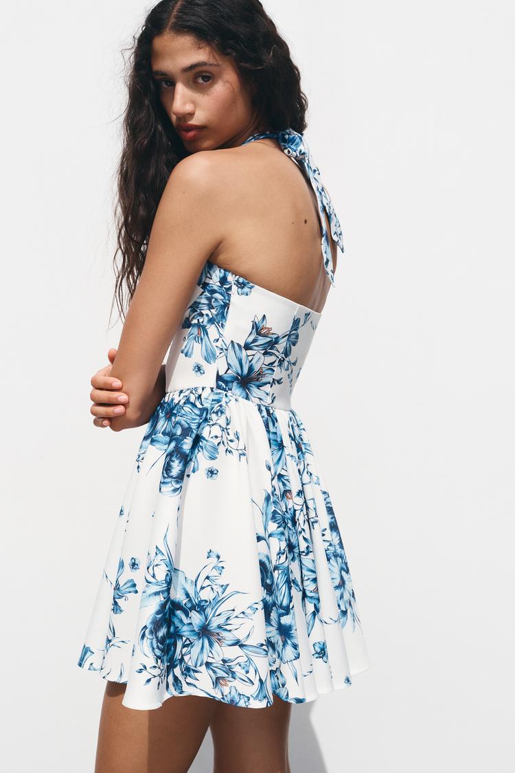 PRINTED SHORT DRESS
