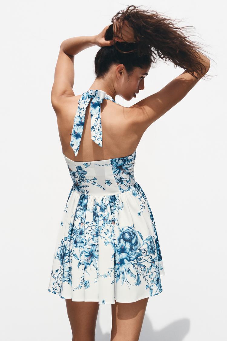 PRINTED SHORT DRESS