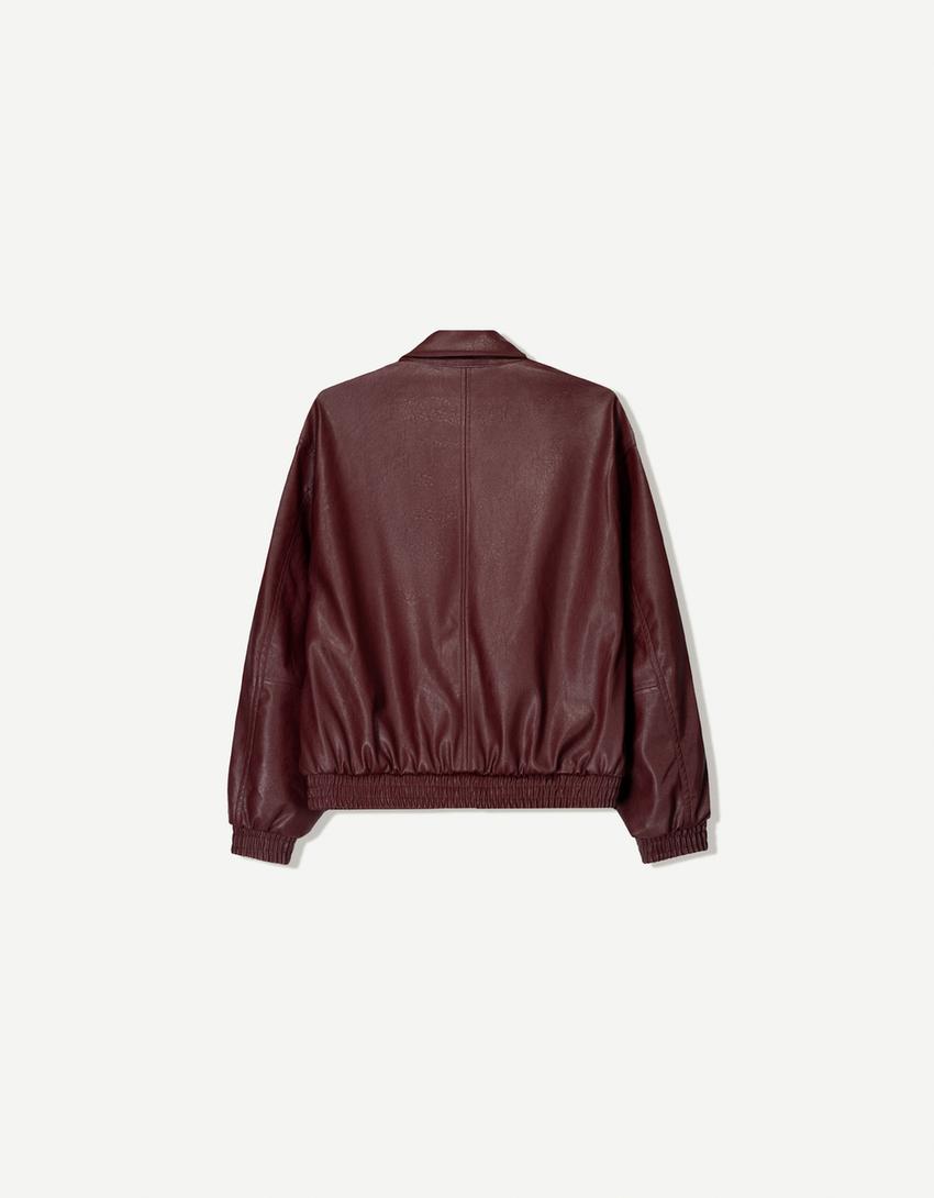 OVERSIZED LEATHER JACKET