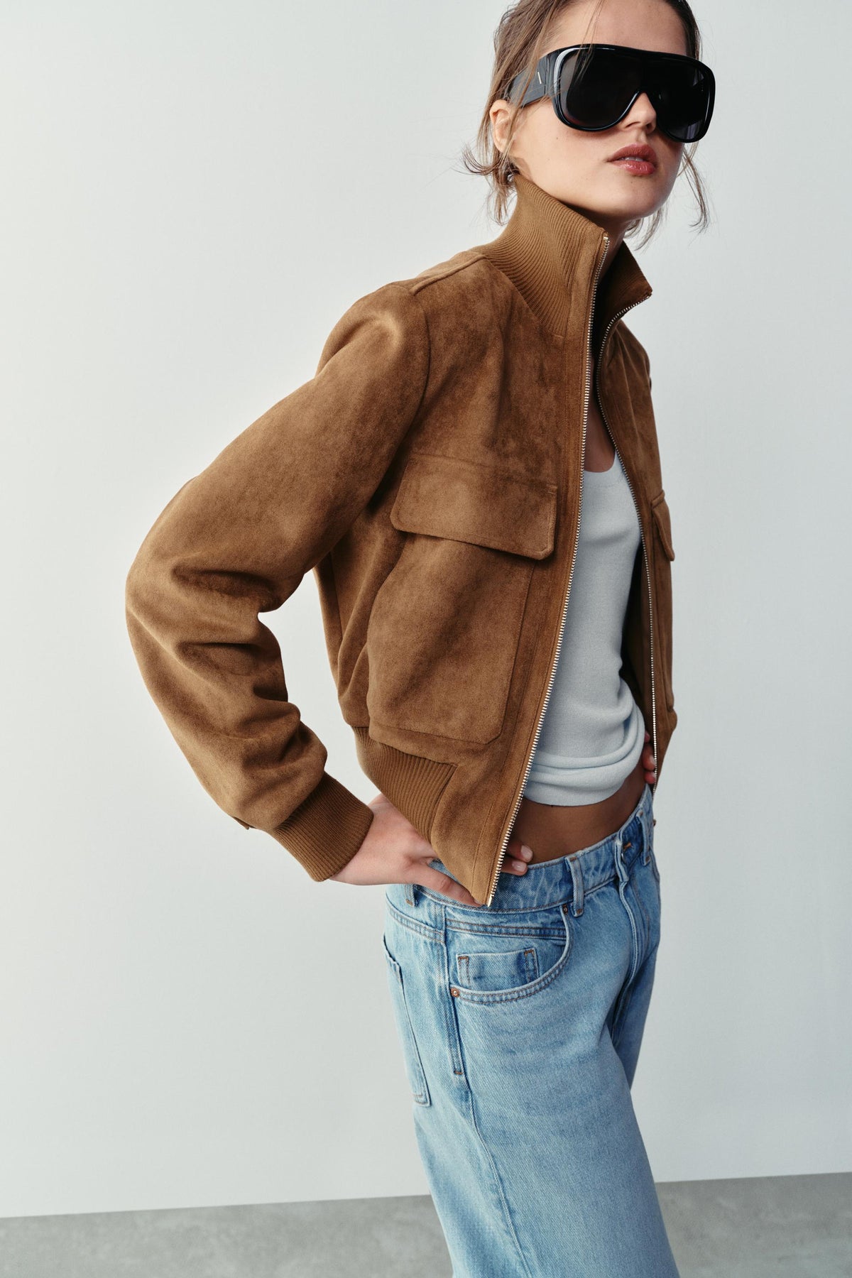 Structured Bomber Jacket