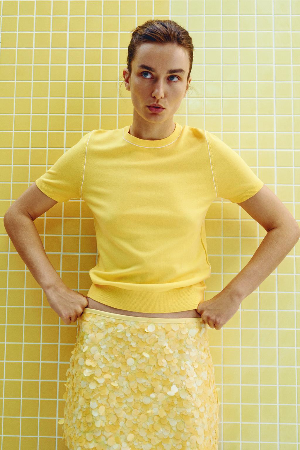 NOVA SEQUIN SKIRT