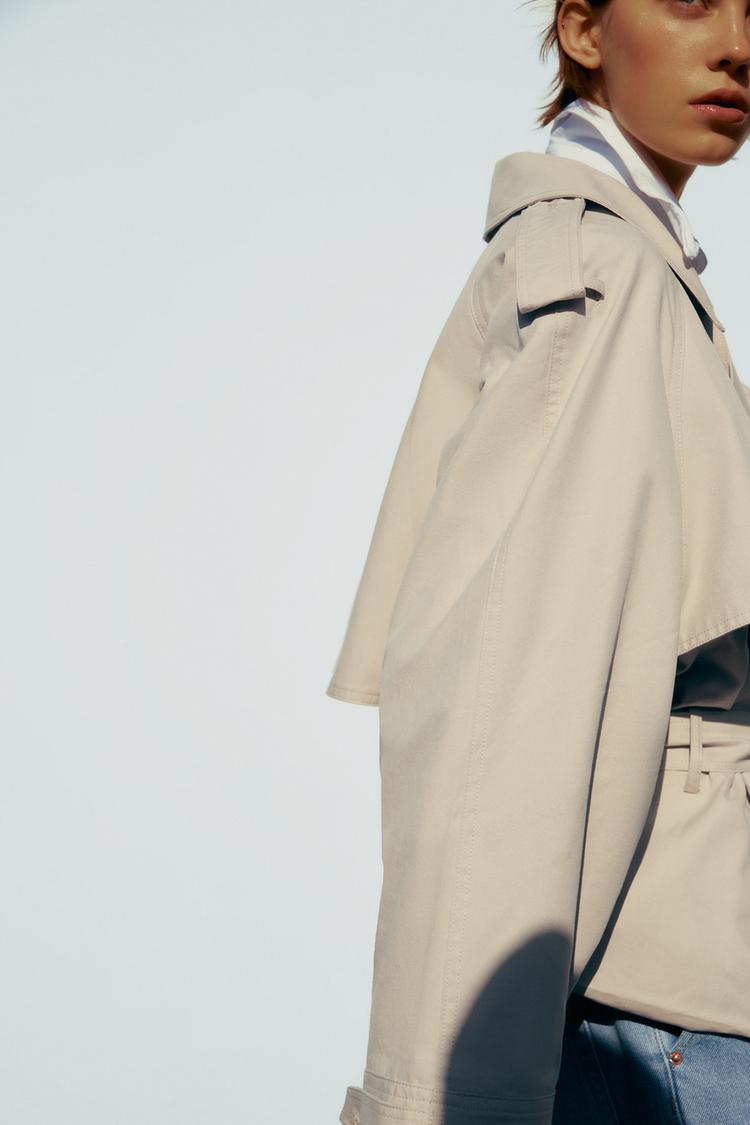 The Sloane Belted Short Trench