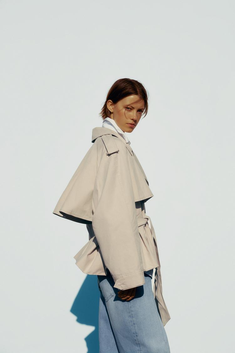 The Sloane Belted Short Trench