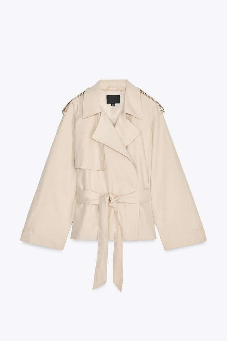 The Sloane Belted Short Trench