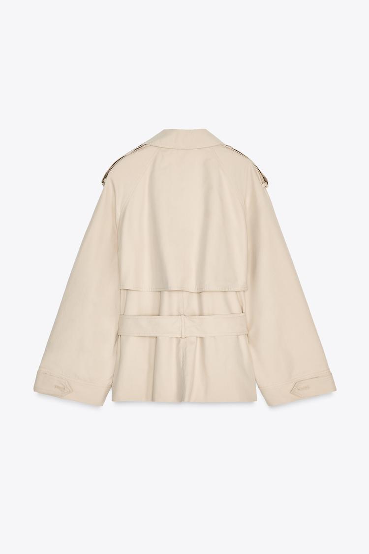 The Sloane Belted Short Trench