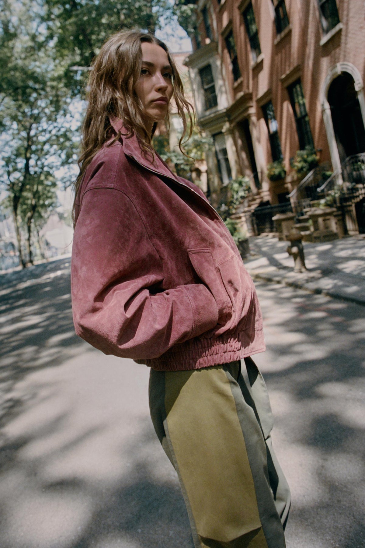 Stand-Collar Bomber Jacket