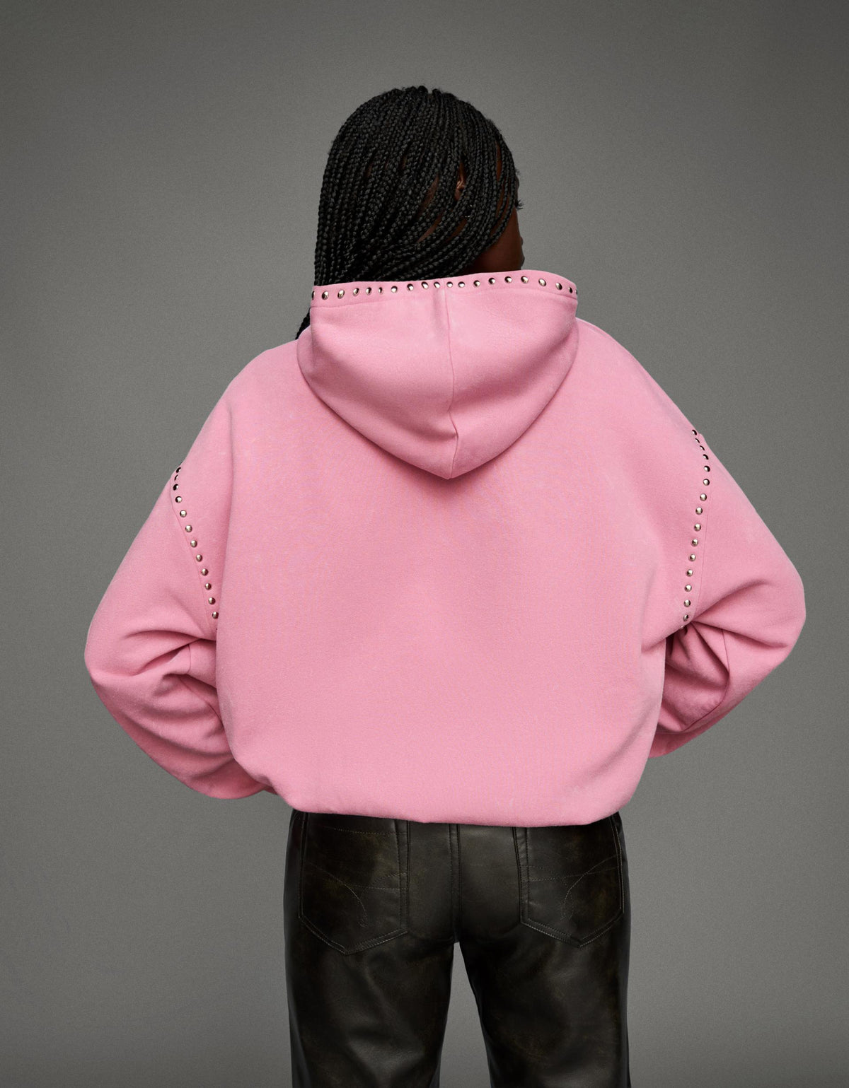 STUDDED HOODIE