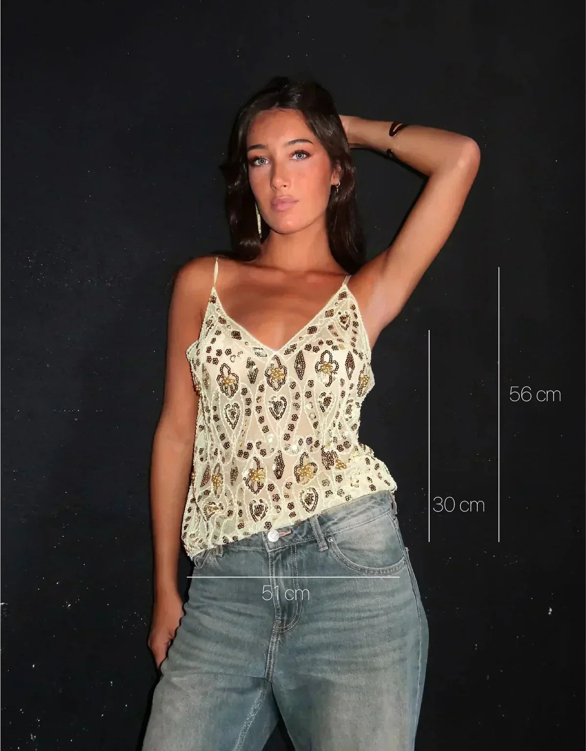 EMBELLISHED TOP