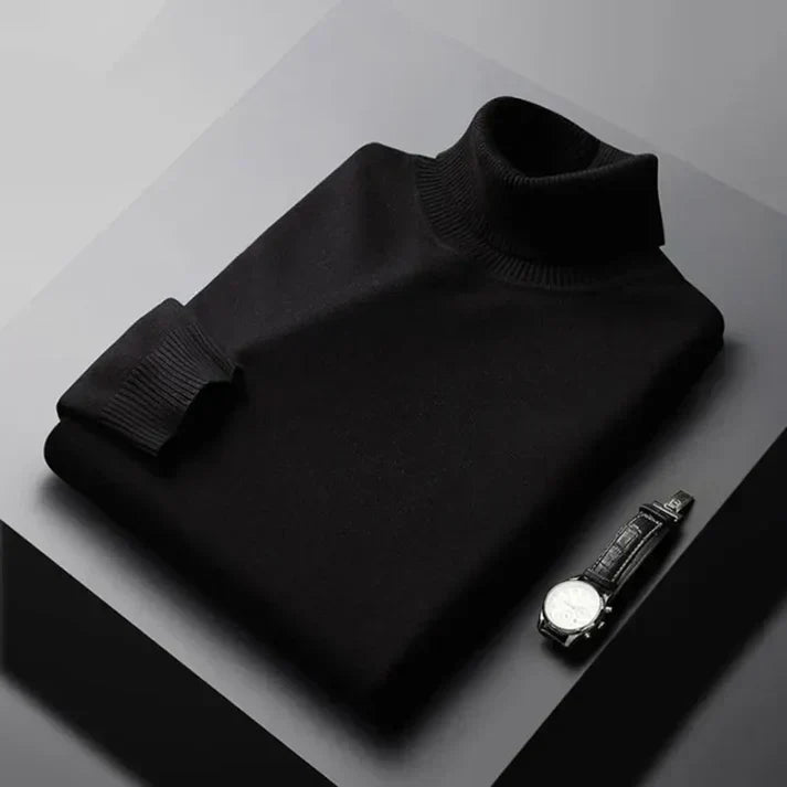 HIGH NECK KNIT SWEATER