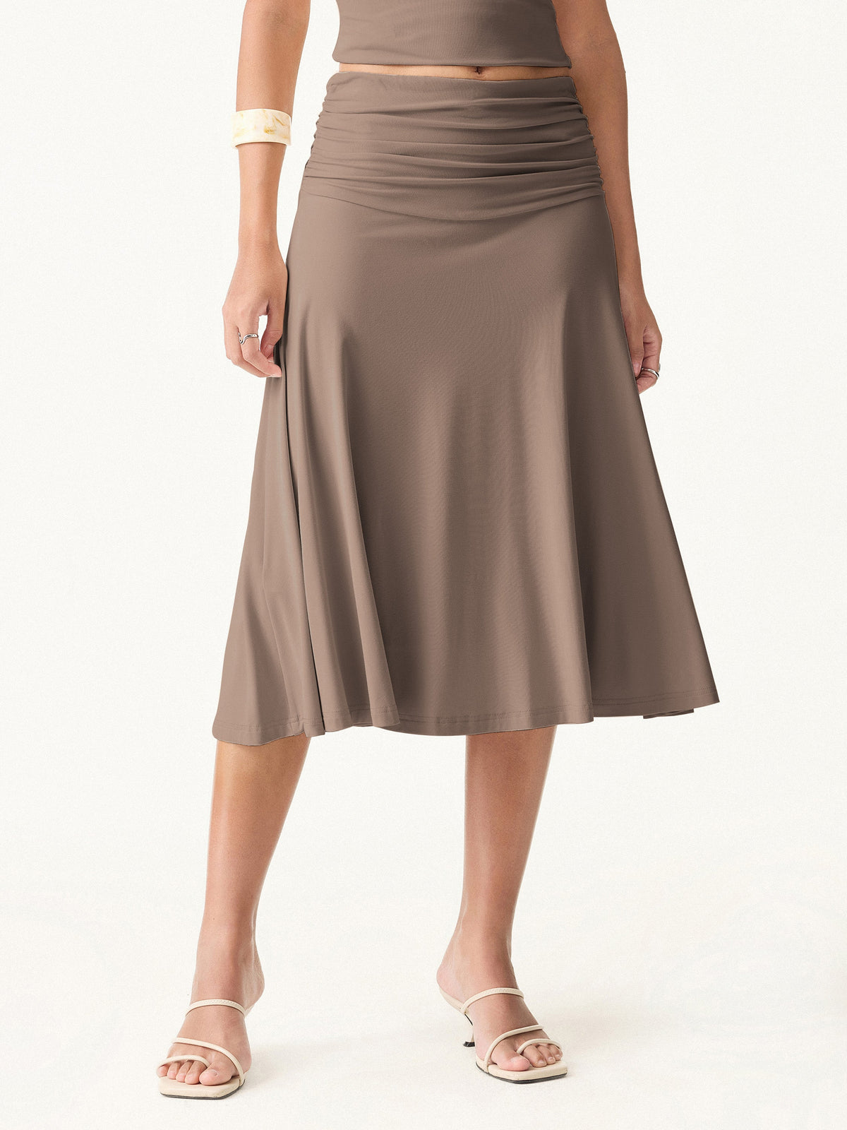 A-Line Midi Skirt