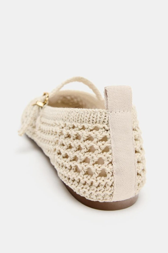 Woven Flat Ballerinas