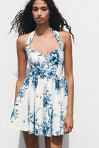 PRINTED SHORT DRESS