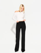 LOW-RISE BOOTCUT JEANS