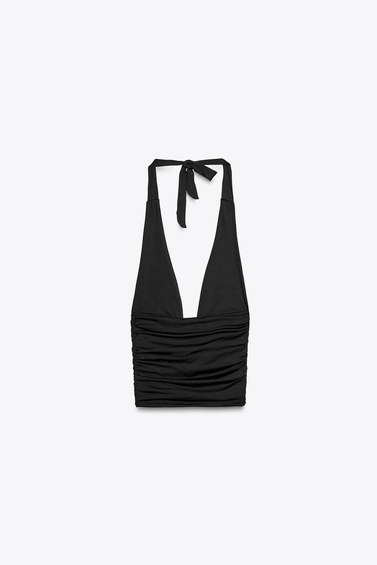 SOLANA HALTER TOP