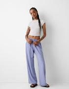 STRIPED OVERSIZED TROUSERS
