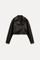 GLOSSY BIKER JACKET