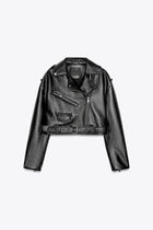 GLOSSY BIKER JACKET