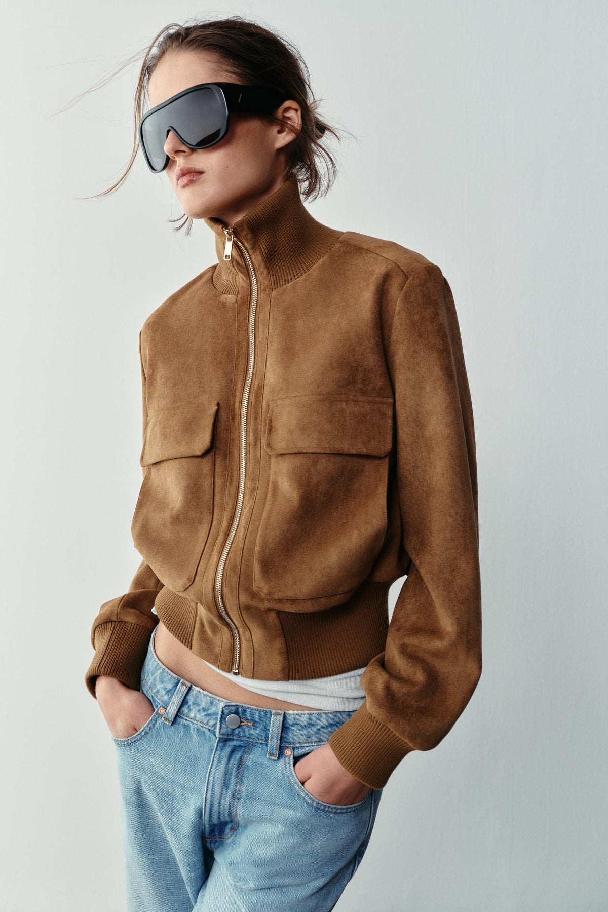 Structured Bomber Jacket
