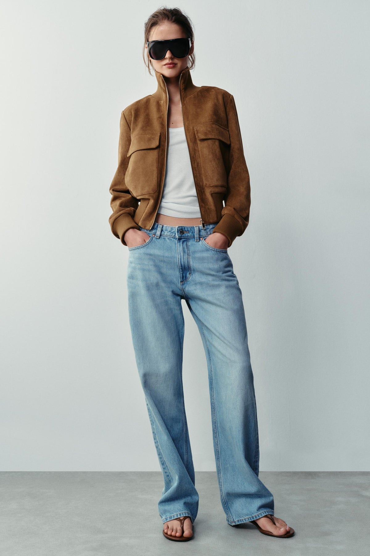 Structured Bomber Jacket