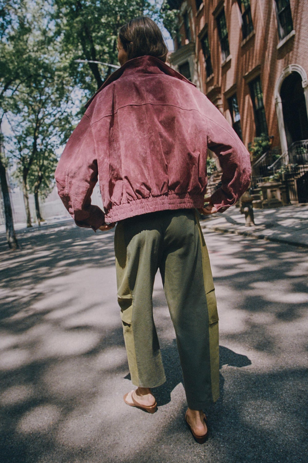 Stand-Collar Bomber Jacket