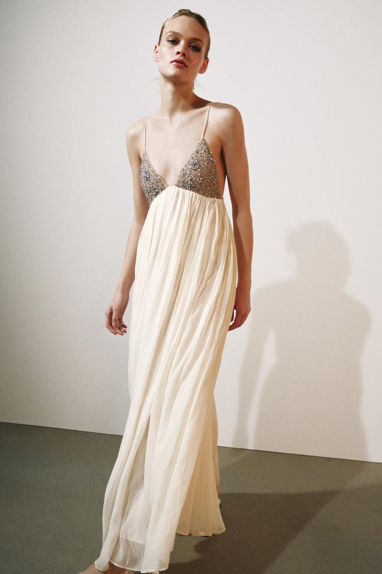 BEADED MAXI DRESS