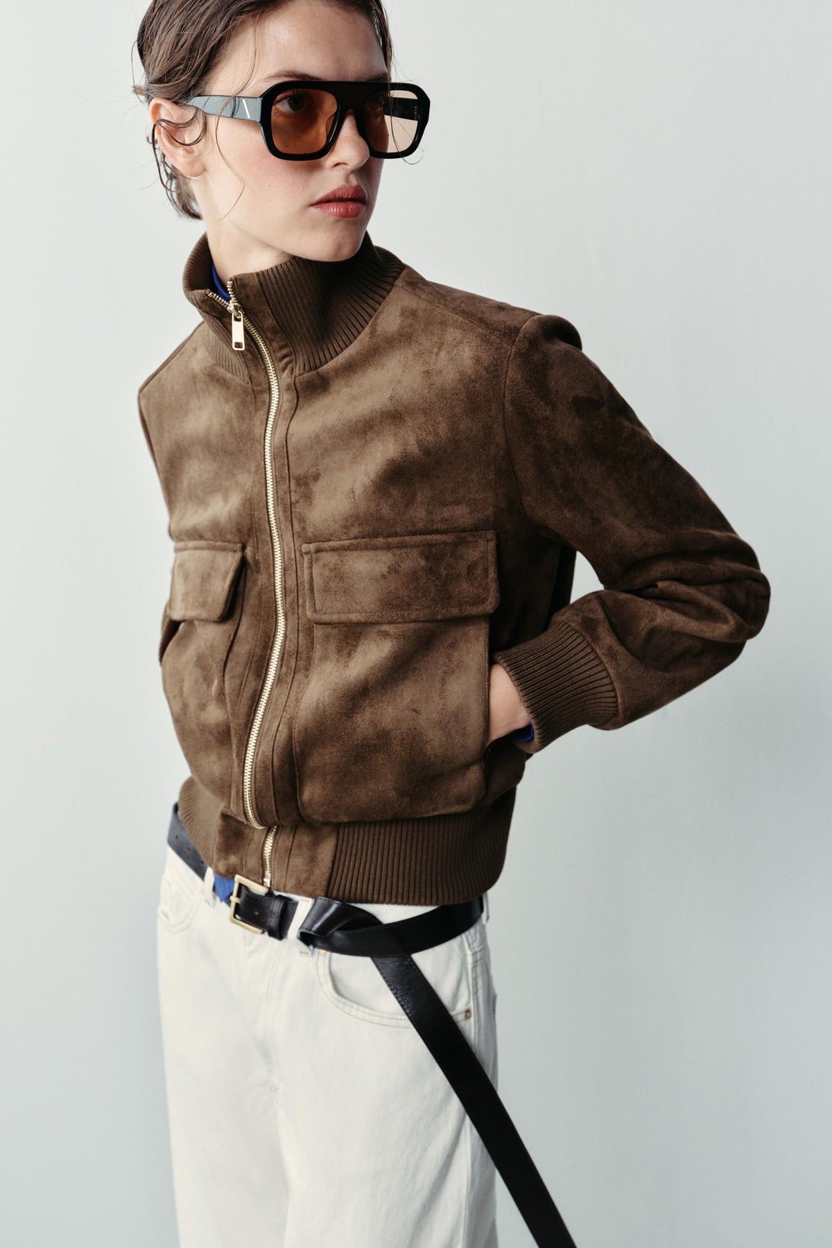 Structured Bomber Jacket