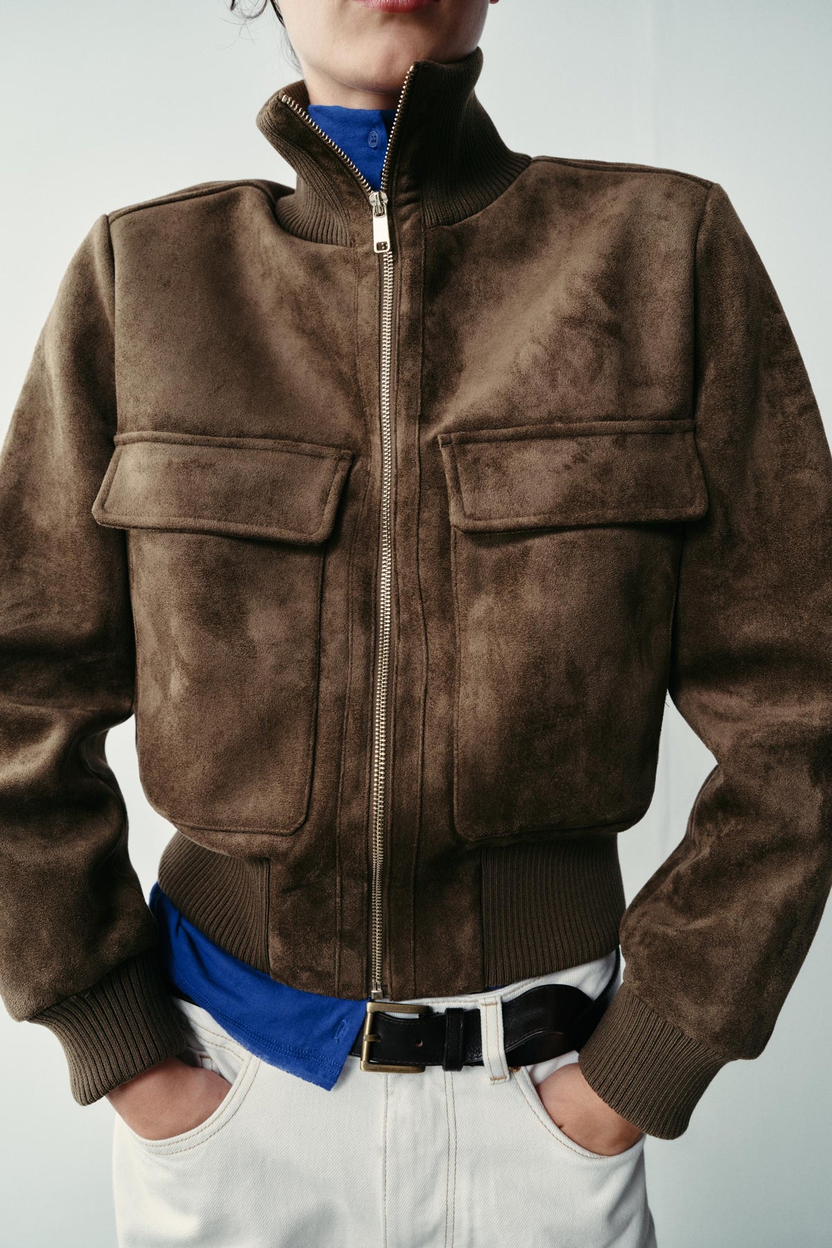 Structured Bomber Jacket
