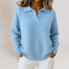 Sandra™ | Soft Knitted Sweater with Collar