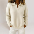 Sandra™ | Soft Knitted Sweater with Collar