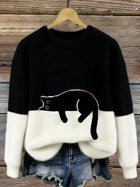Luna | Women's Cat Motif Sweatshirt