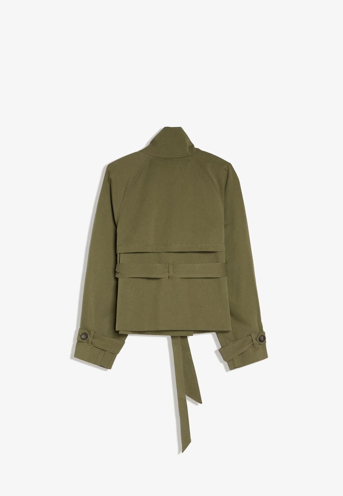BUTTONED TRENCH COAT
