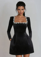ELODIE VELVET DRESS