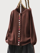 THE KELLY | Women's Grace Button-Detail Cardigan