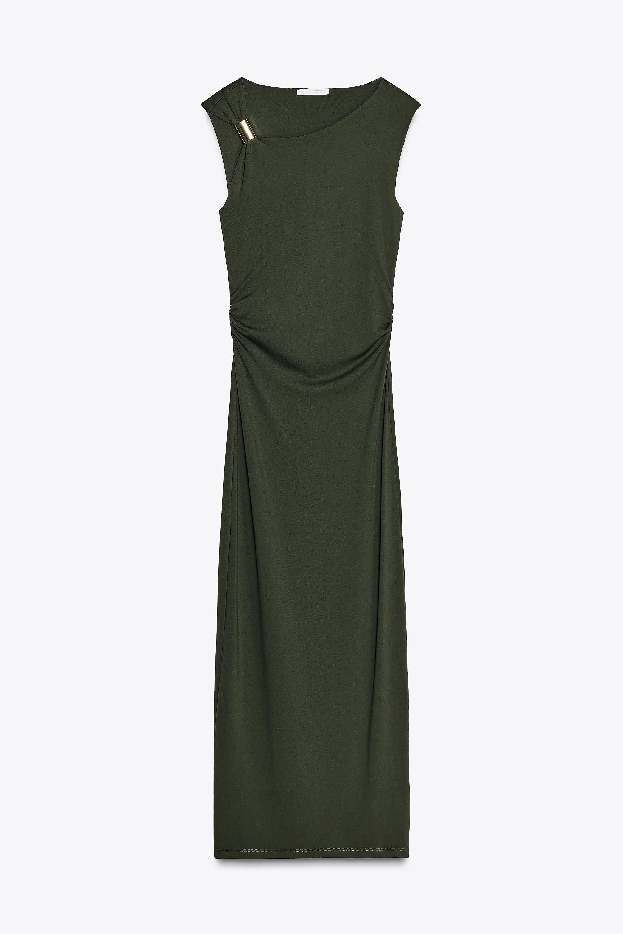 METALLIC MOTIF DRESS