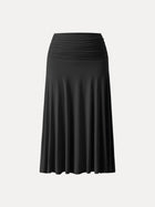 A-Line Midi Skirt