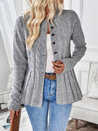Caroline Ribbed Cardigan