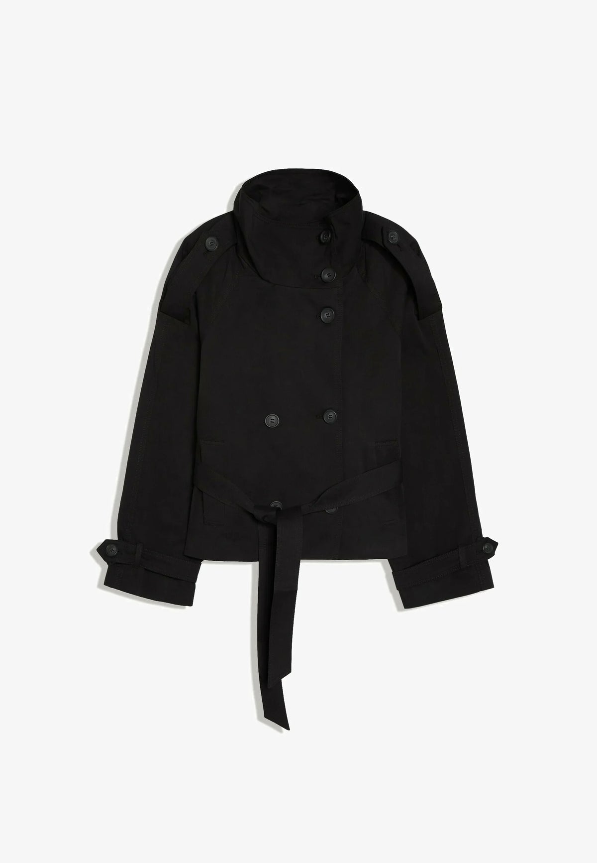 BUTTONED TRENCH COAT