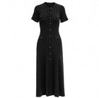 KNITTED MIDI DRESS